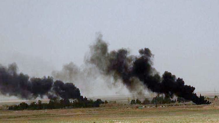 Auf dem Vormarsch: Der IS bei Kämpfen in Syrien.