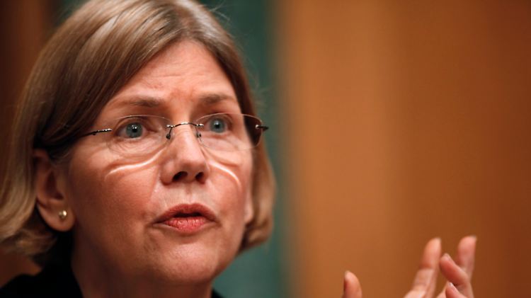 An der Wall Street nicht sehr beliebt: Elizabeth Warren.