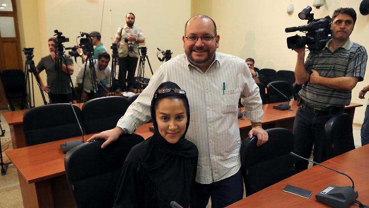 Jason Rezaian und seine Frau Yeganeh Salehi. 