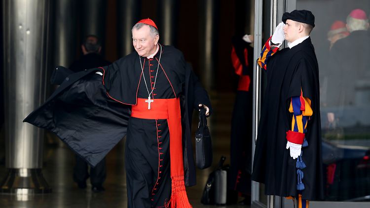 "Ich bin sehr traurig über dieses Ergebnis": Kardinalstaatssekretär Pietro Parolin (l.).