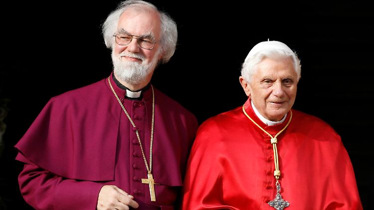 Williams und der Papst in trauter Zweisamkeit.