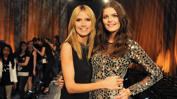 Heidi Klum kürt zum zehnten Mal "Germany's next Topmodel". Diesmal heißt es Vanessa Fuchs (r.).