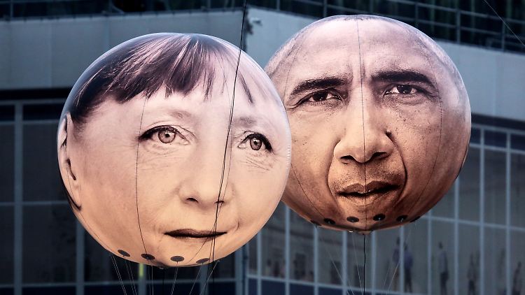 Ein mögliches Abkommen zwischen Kanzlerin Angela Merkel und US-Präsident Barack Obama im Sommer 2013: Alles nur heiße Luft?