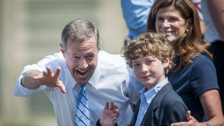 Martin O'Malley (l.) erklärte nach Hillary Clinton und Bernie Sanders als dritter Demokrat seine Kandidatur.