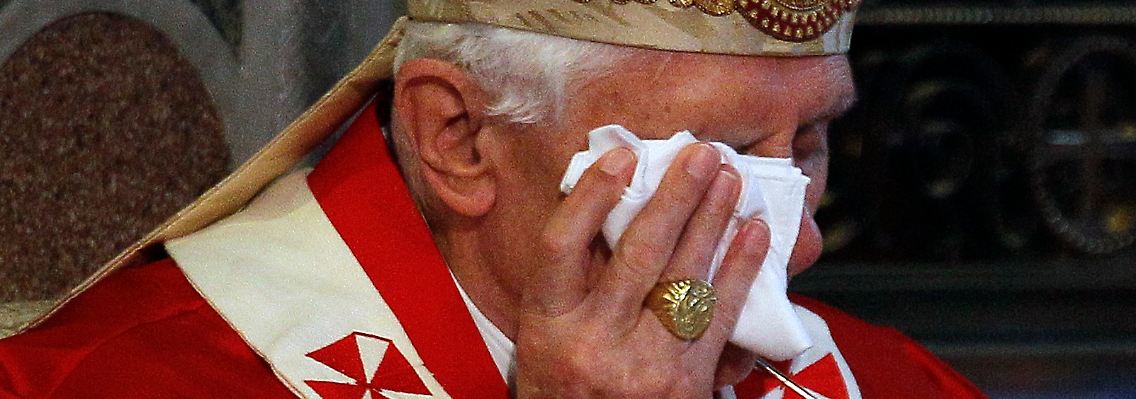 Der Papst in der Kathedrale von Westminster.
