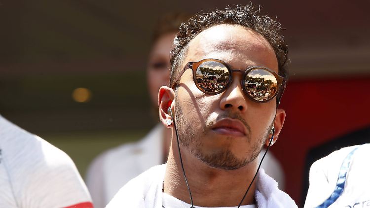 "Ich werde wieder angreifen": Lewis Hamilton.