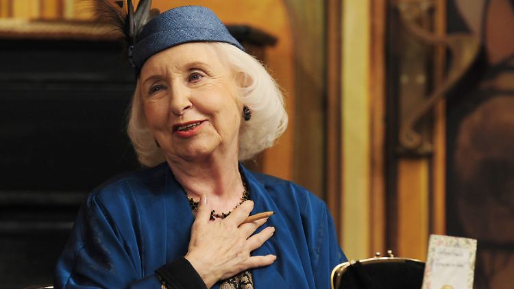 Edith Hancke kurz vor ihrem 80. Geburtstag. 