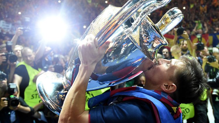 Seine Dekade: Zum vierten Mal innerhalb von zehn Jahren gewinnt der FC Barcelona die Champions League. Lionel Messi war stets mit dabei.
