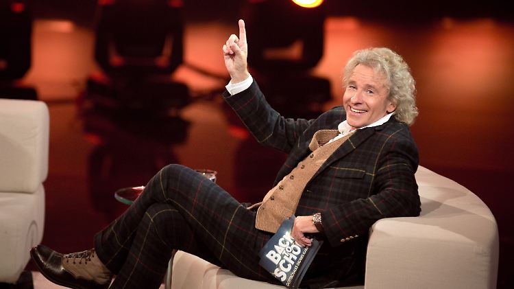 Gottschalk bei der Aufzeichnung seiner Sendung "Back to school" - vielleicht auch bald zurück bei "Wetten, dass..?".