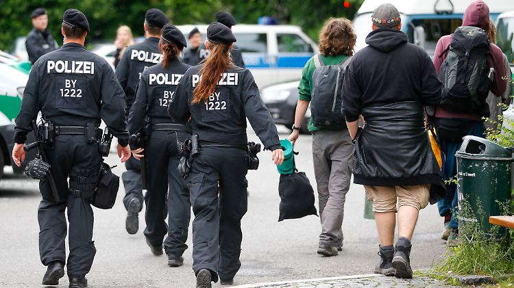 Das war's dann. Die Globalisierungsgegner sind in Bayern deutlich an ihre Grenzen gestoßen.