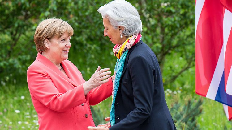 Kanzlerin Merkel und IWF-Chefin Lagarde