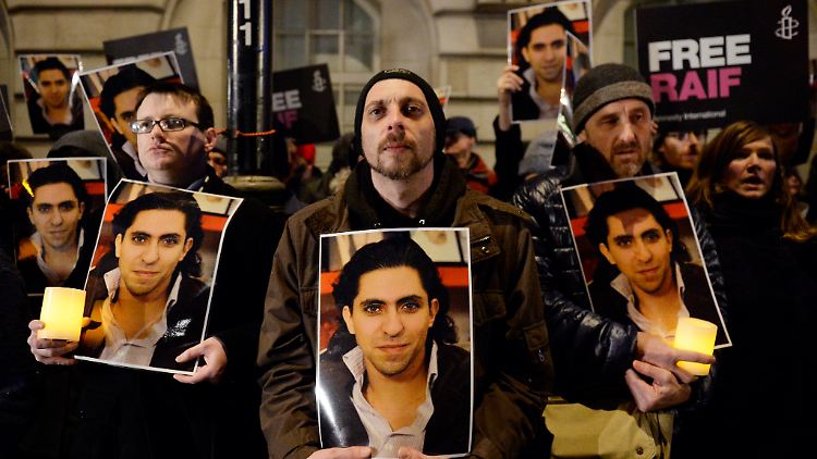 Raif Badawi sitzt in Saudi-Arabien in Haft.