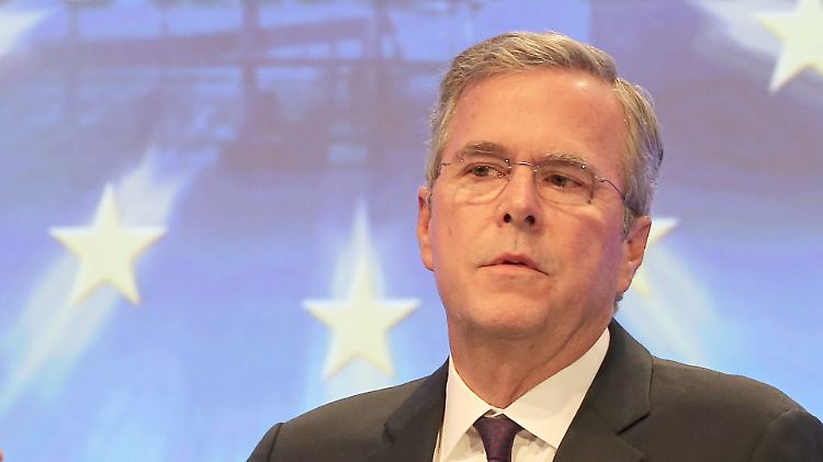 Jeb Bush vor dem CDU-Wirtschaftsrat in Berlin.