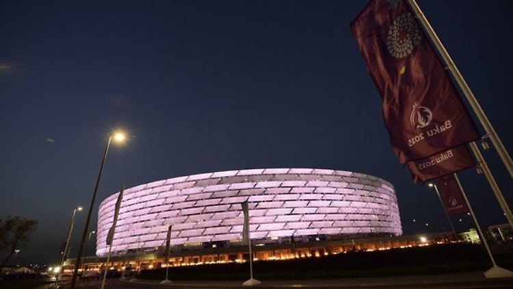 Das Olympia-Stadion in der Hauptstadt Baku.