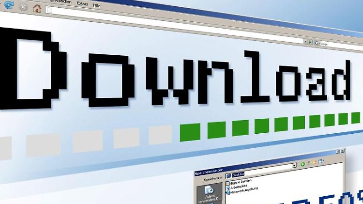 Beim Filesharing werden Daten wie Musiktitel über das Internet heruntergeladen und gleichzeitig für andere Anwender ins Netz hochgeladen.