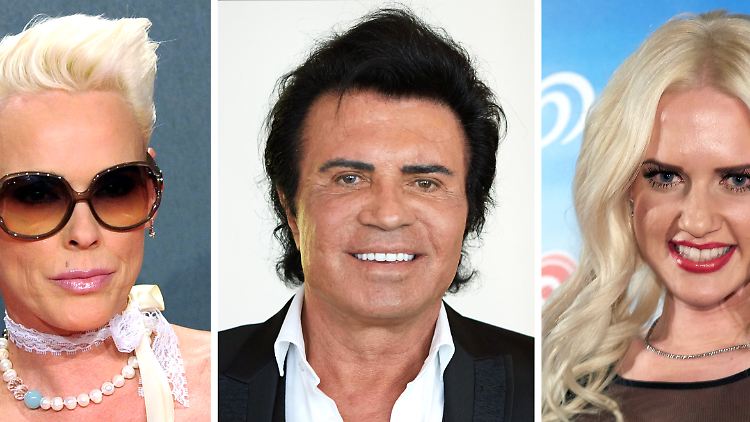 Altbekannte Gesichter aus dem Dschungel: Brigitte Nielsen, Costa Cordalis und Sarah Knappik.
