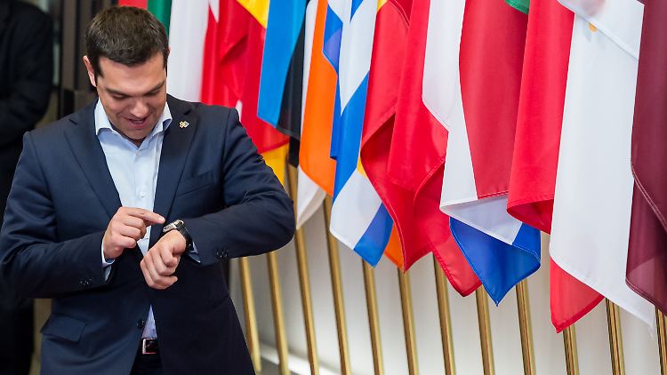 Die Uhr tickt: Griechenlands Ministerpräsident Alexis Tsipras.
