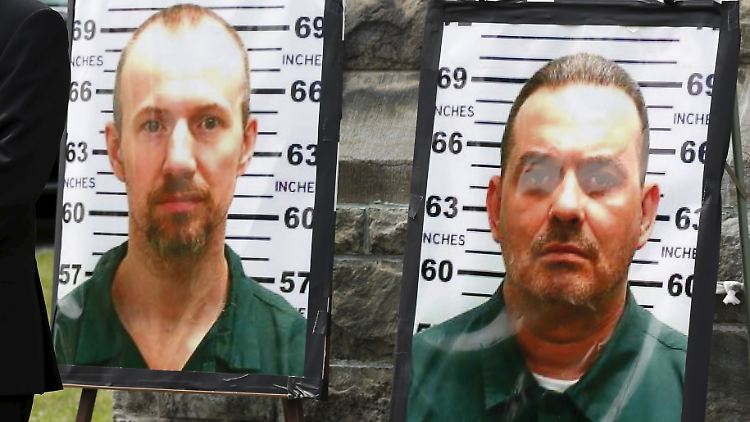 Richard Matt und David Sweat sind noch auf der Flucht.