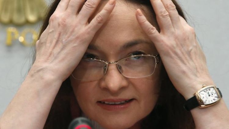 Russlands Zentralbankchefin Elvira Nabiullina fehlen fast 30 Millionen Euro. 