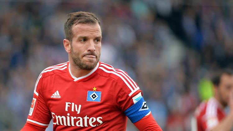 Läuft nicht mehr im Trikot des Hamburger SV auf: Rafael van der Vaart.
