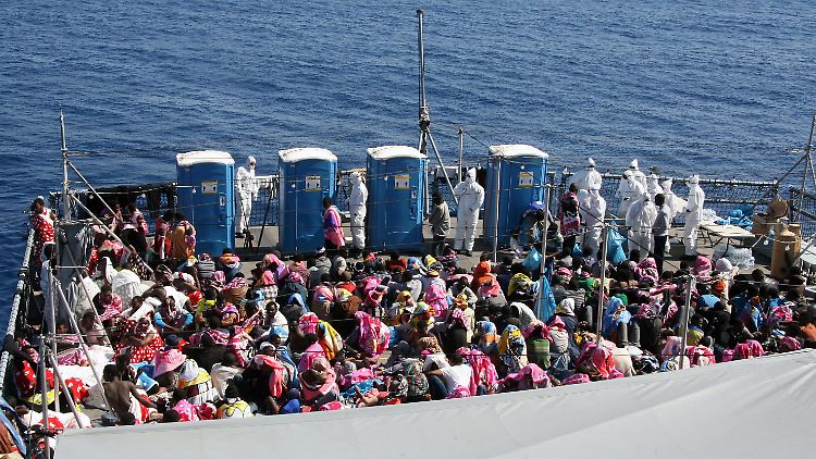Die Flüchtlinge werden umgehend nach Italien gebracht.