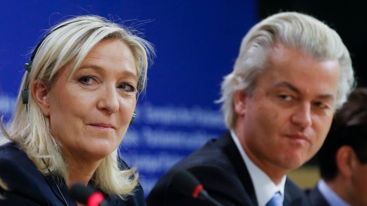 Marine Le Pen und Geert Wilders machen künftig in einer gemeinsamen Fraktion EU-Politik.