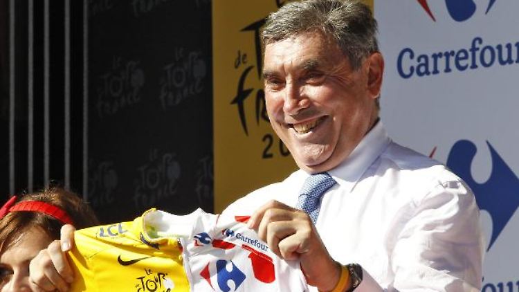 Eddy Merckx - hier bei der Tour de France 2010 - feiert seinen 70. Geburtstag.