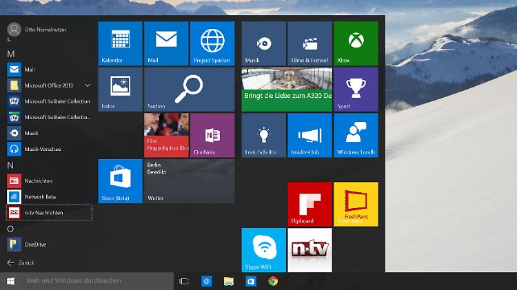 Wer Windows 10 installiert hat, sollte es zuerst einmal in Ruhe einrichten.