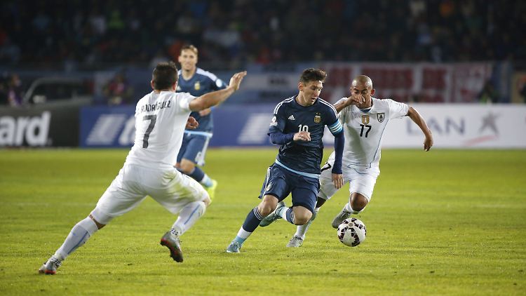 Lionel Messi, verfolgt