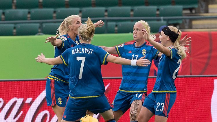 Bislang ohne Sieg und jetzt im Achtelfinale gegen die DFB-Frauen: Schweden.s