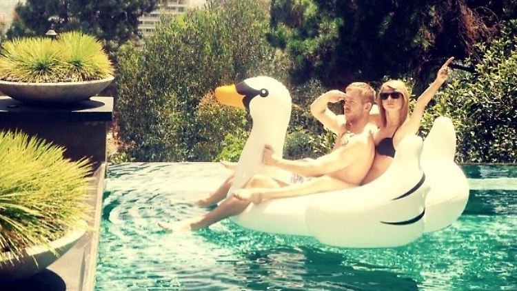 Auf dem Schwan ins Glück - das war einmal: Taylor Swift und Calvin Harris.