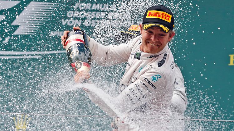 Jubel, Trubel, Heiterkeit: Nico Rosberg.