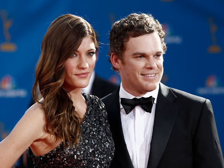 Hall mit seiner Frau Jennifer Carpenter.