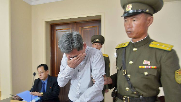 Kim Kuk-Gi wird lebenslang in ein nordkoreanisches  Arbeitslager gesperrt.