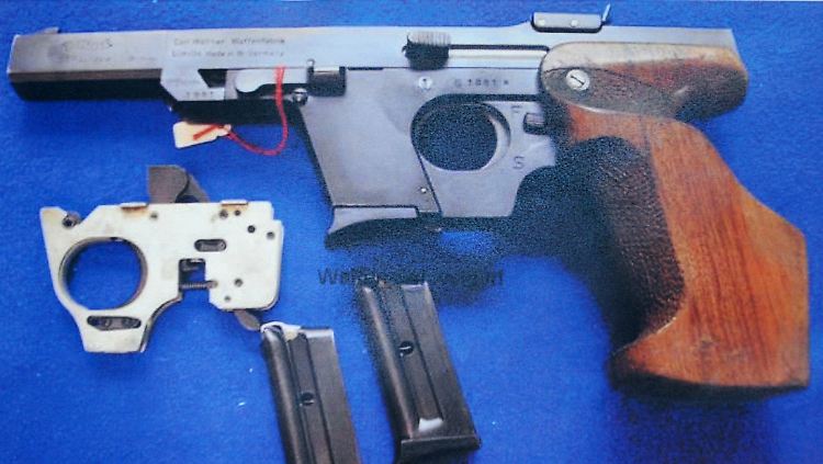 Mit einer solchen Waffe schoss die Anwältin um sich.