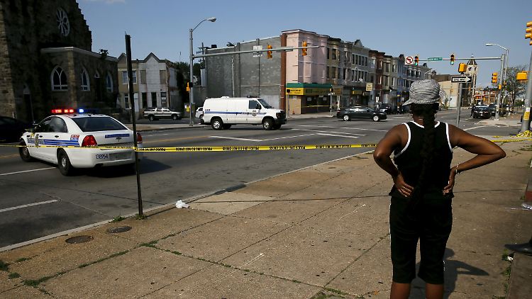 In der Nachbarschaft, wo Freddie Gray wohnte, sorgte sein Tod für heftige Wut.
