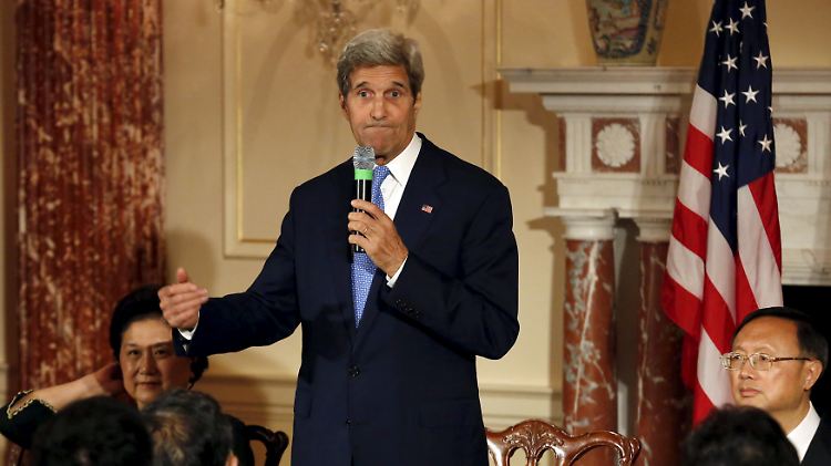 Die NSA-Vorwürfe schaden dem Ansehen der USA: Ein klares Dementi - oder gar eine Entschuldigung - kann Außenminister John Kerry offenbar nicht anbieten.