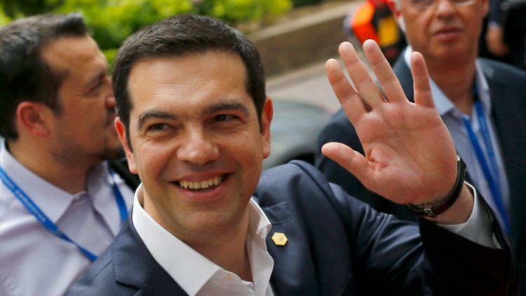 Griechenlands Ministerpräsident Tsipras vor dem Gipfel der Staats- und Regierungschefs in Brüssel.