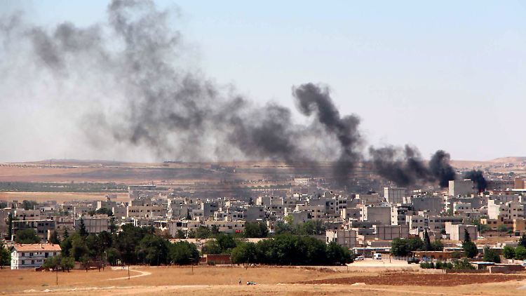 Am Donnerstag waren die Kämpfe in Kobane wieder aufgeflammt.