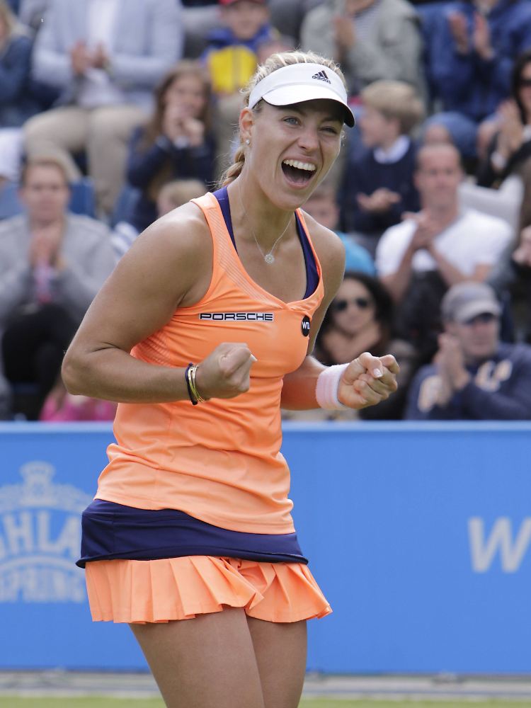 Angelique Kerber gewann das Rasenturnier in Birmingham und gilt nun sogar als Geheimfavoritin.