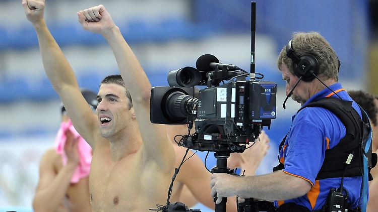 Künftig wohl nicht mehr bei ARD und ZDF zu sehen: Olympiasieger wie Michael Phelps.