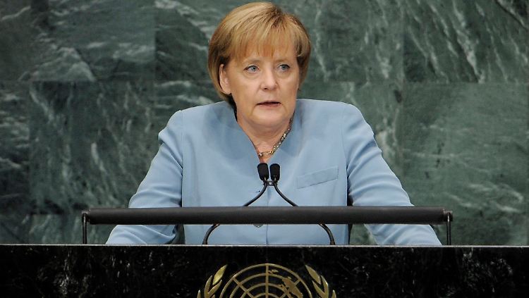 Bundeskanzlerin Merkel erklärt ihre Ziele der Entwicklungspolitik.