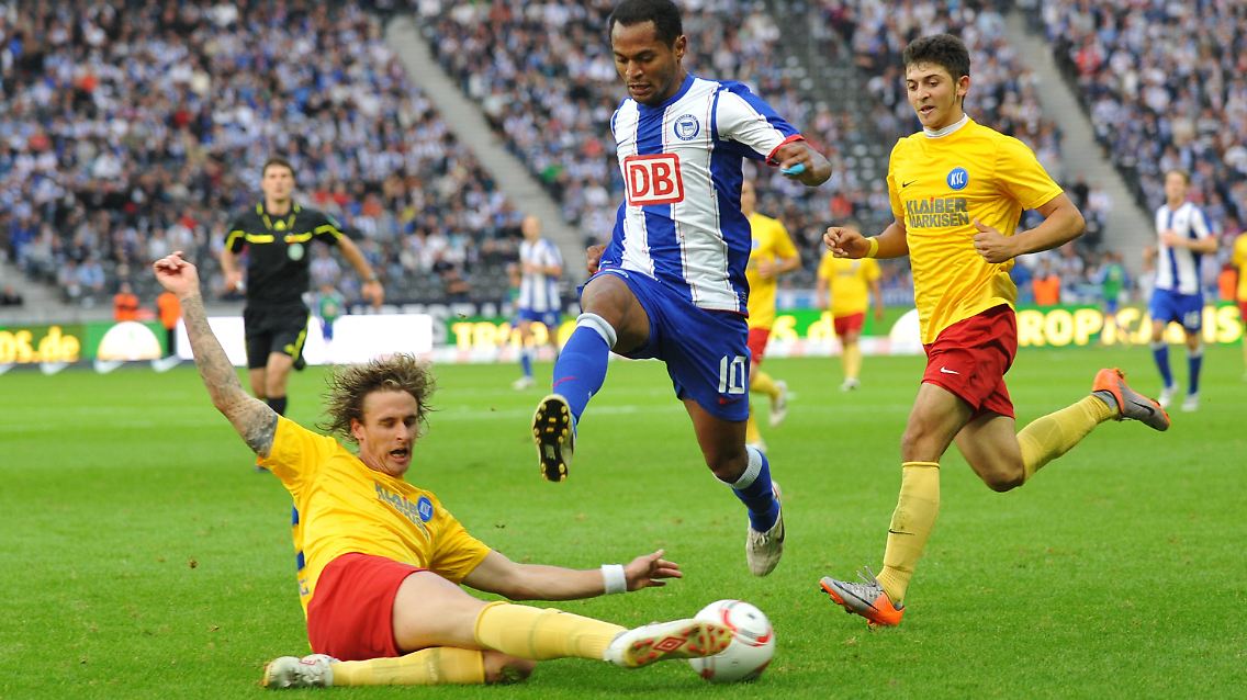 Herthas Raffael, Mitte, setzte den Schlusspunkt.