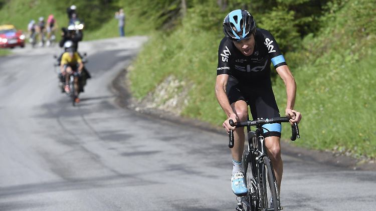Quälen kann er: Chris Froome geht als großer Favorit auf den Gesamtsieg bei der 102. Tour de France an den Start.