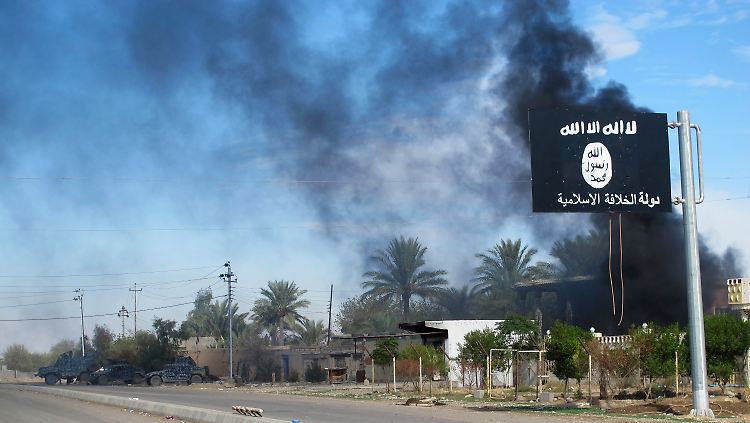 Immer wieder fliegen die internationalen Kräfte Luftangriffe gegen die Terroristen - wie hier im November 2014.