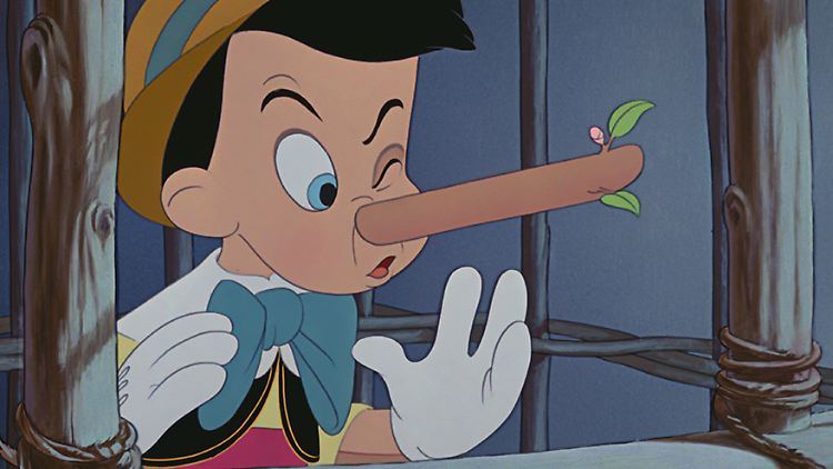 Pinocchio wuchs beim Lügen die Nase. Auch wenn Männer sich gern größer flunkern: Sie wachsen nicht.