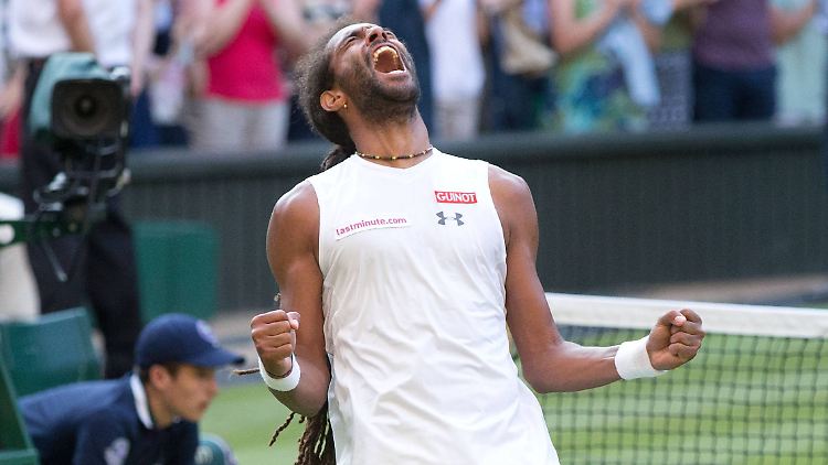 Da kannste dich schonmal freuen: Dustin Brown hat Rafael Nadal aus dem Turnier in Wimbledon geschossen.
