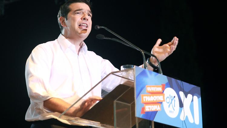 Tsipras richtet einen eindringlichen Appell an seine Landsleute.