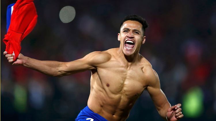 Chiles Alexis Sanchez verwandelte den entscheidenden Elfmeter des Finales.