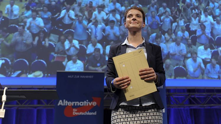 Frauke Petry - mit ihrer Wahl hat die AfD einen klaren Ruck Richtung Rechtspopulismus vollzogen. 